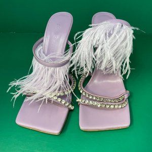 Sound of Style - Purple Feather Heel